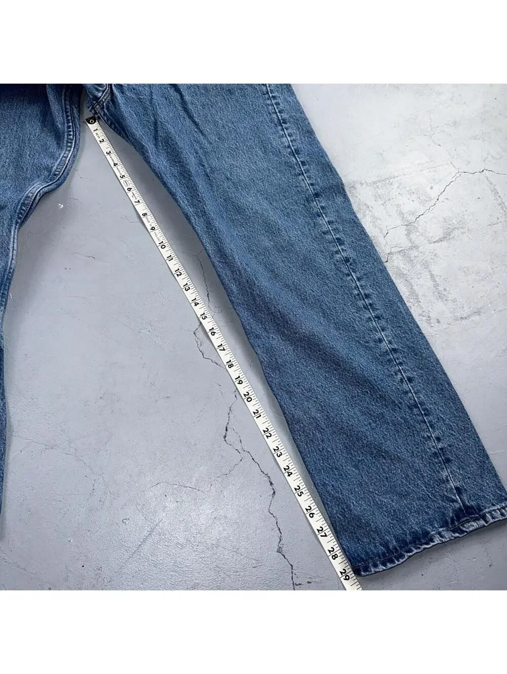 Levis 501 Vintage 90s USA XX Straight Leg Jeans Blue Med Wash 36x30 Act 34x29